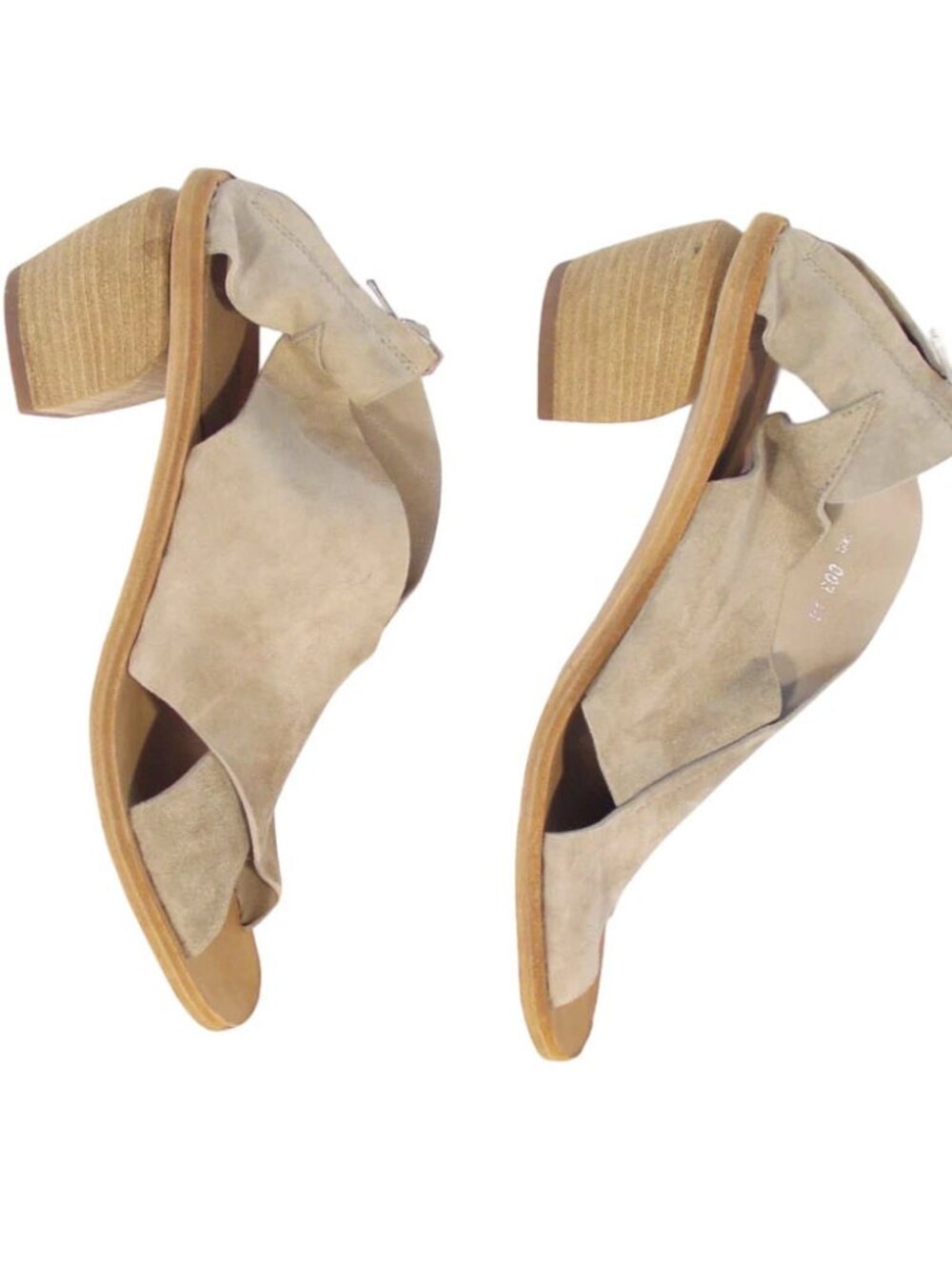 OFFICINE CREATIVE Soiree New $600 Suede Heeled Sandals 40/10 - Made in ITALY - Picture 7 of 12